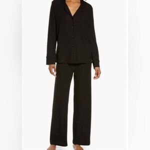 NEW! SKIMS Onyx Soft Lounge Rib Sleep Set | Large